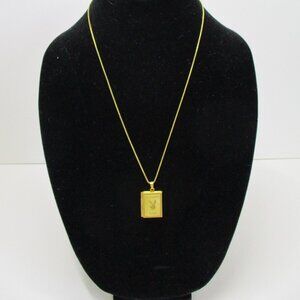 HUF x Playboy Gold Tone Locket Necklace Beautiful!